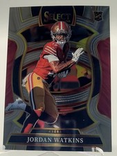 2025 SELECT JORDAN WATKINS CONCOURSE ROOKIE FOOTBALL CARD 49ERS NFL 18