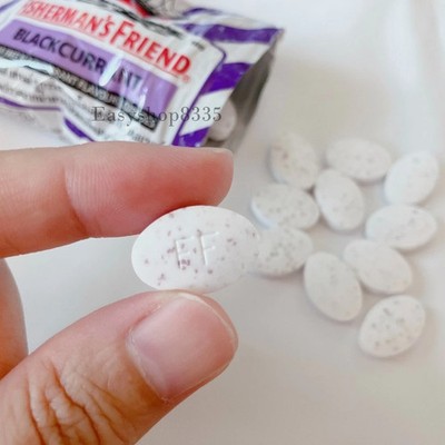 6 packs Fisherman's Friend Blackcurrant Flavor Lozenges Sugar Free Candy 25g.