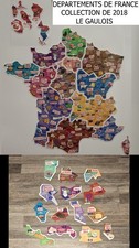 🐔14 Magnets Le Gaulois Carte de France **2018** (Voir LISTE) Lot no 3/13 🐔