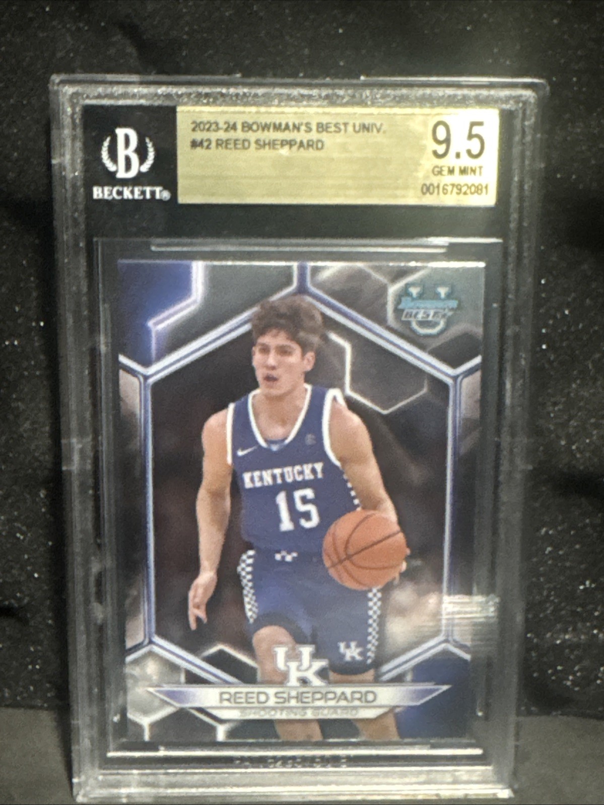 2023-24 Bowman University Best - Reed Sheppard #42 Refractor (RC)