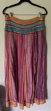 Soft Surroundings Boho Chic Maxi Skirt Women  s Size TS 100 Cotton