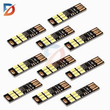 Mini USB 6-LED Touch Night Light 5V, Dimmable White Warm White for Power Bank