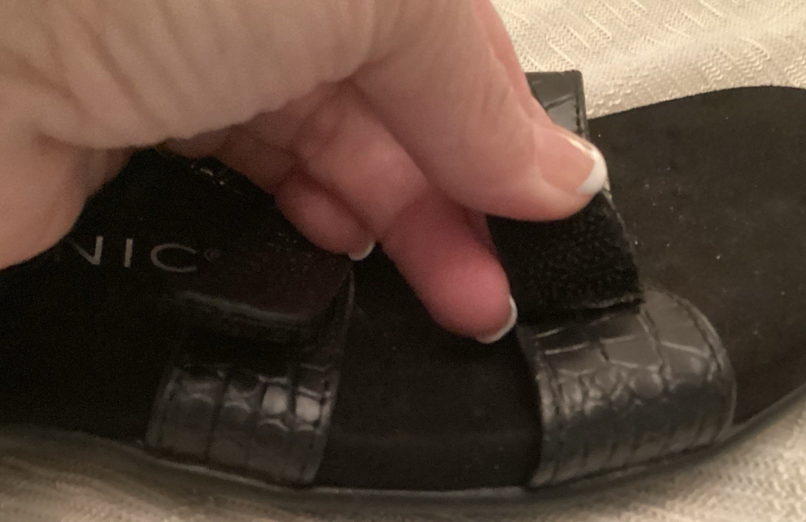 APL Vionic Sandalo Donna Nero Regolabile Taglia 9