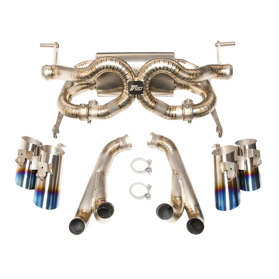 Fits 2015-2019 Lamborghini Huracan LP580 LP610 Titanium Catback Exhaust System Foto 2 de 4