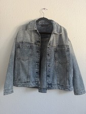 Women s Oversized Jacket Size Medium Light Wash