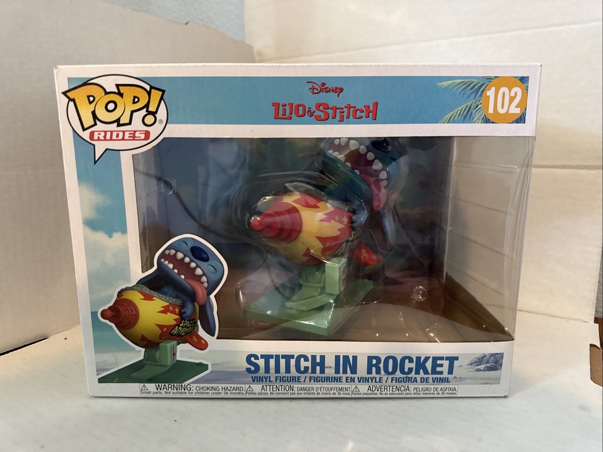 Funko POP Rides Disney Lilo & Stitch Stitch in Rocket 102 Vinyl Figure - We-R-Toys