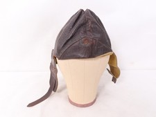 Vintage Czech Leather Flying Helmet
