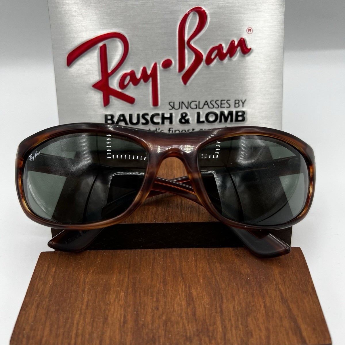 VINTAGE B&L RAY-BAN L2872 SHINY ACETATE TORTOISE G15 UV BALORAMA
