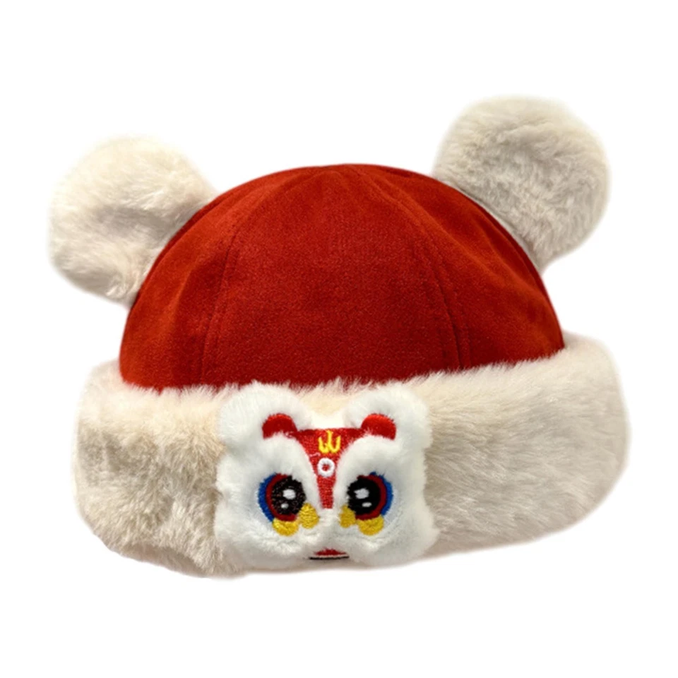Baby Winter Hat Beanie Festival Plush Hat Gift Comfortable New Year Decor New