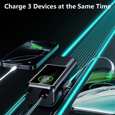 Portable DIY Power Banks Case 20000mAh Super Fast Charging for Multiple Devices