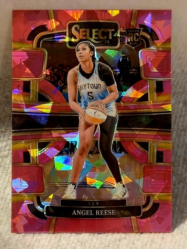 Angel Reese [Pink Ice Prizm] #5 2024 Panini Select WNBA card