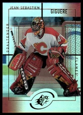 1999-00 SPx #26 Jean-Sebastien Giguere Calgary Flames Hockey Card