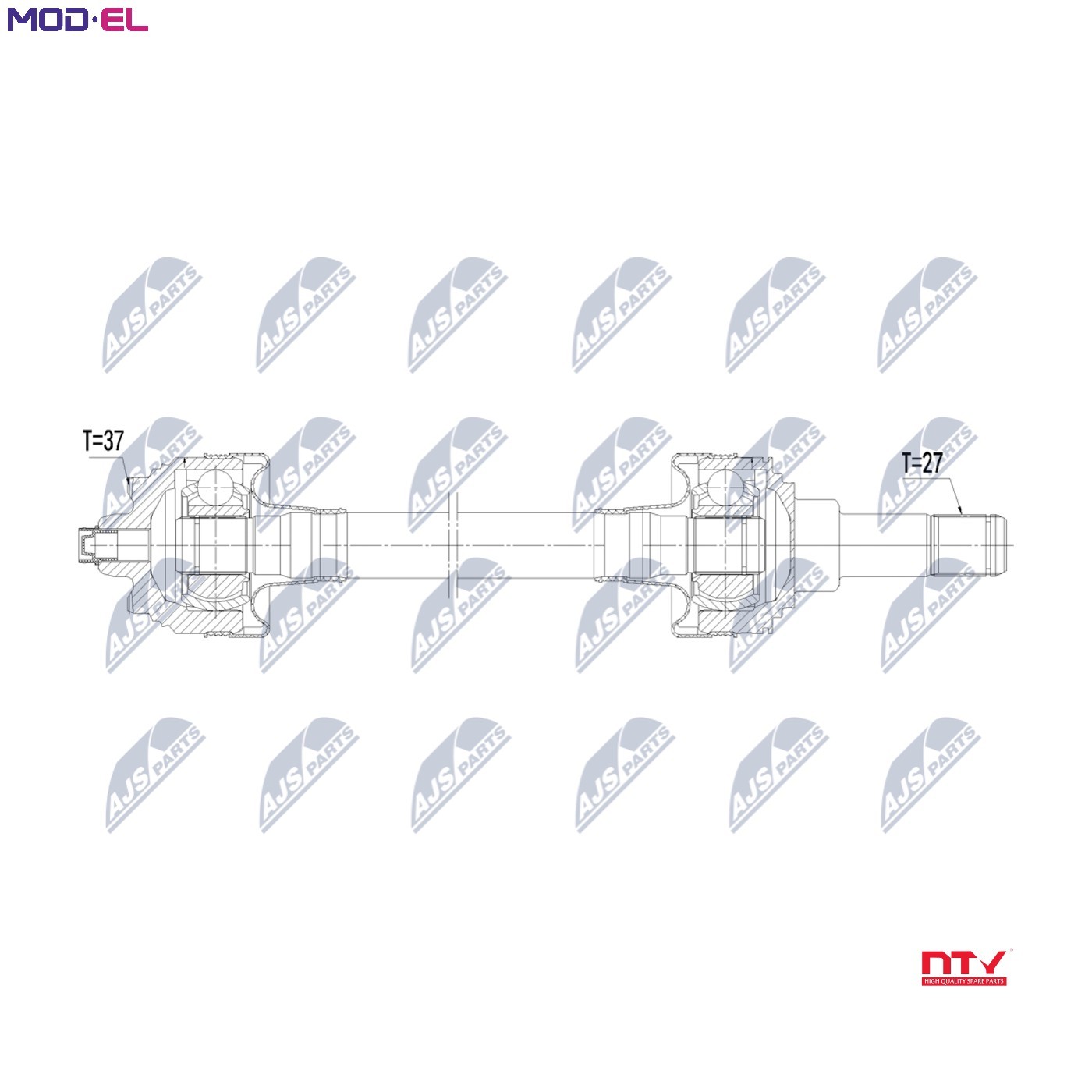 DRIVE SHAFT NPW-BM-238 FOR BMW X4/G02/F98 B46B20B B48B20B 2.0L 4cyl X4 G02, F98 - Image 4