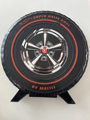 Hot Wheels Super Rally Black Wheel 24 Car Collector Case 1968/2007 NWT