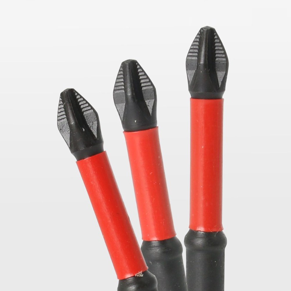 5pcs 25-90mm Magnetic Non-Slip Batch Head PH2 Cross Screwdriver Set Hex Shank