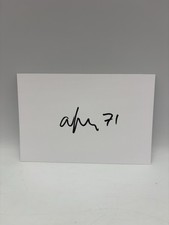 Albert Mills Manchester United 2025-26 Season Signed 6x4 White Index Card