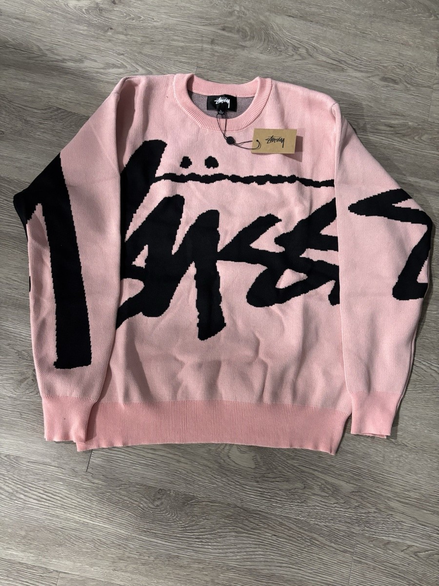 Medium Stussy Stock Sweater - Pink | eBay