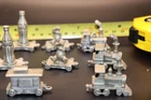 Coca-Cola Vintage Miniature Pewter Train Set