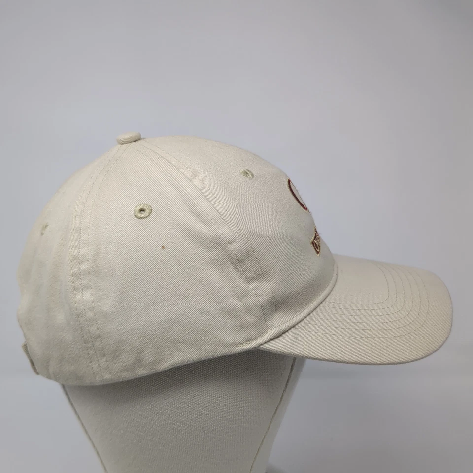 Oaks Christian Strapback Hat Beige One Size Adjustable Pacific Headwear - Image 4 of 4