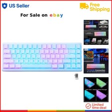 Wireless Mechanical Gaming Keyboard 67 Keys RGB Customizable Hot Swap