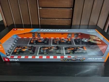 McLaren Burago 1:43 Scale Formula 1 MCL36 MCL60 Lando Daniel Oscar New Sealed