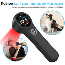 1760mW Low Level Laser Therapy Device for Knee Back Pain Relief with 24 Diodes