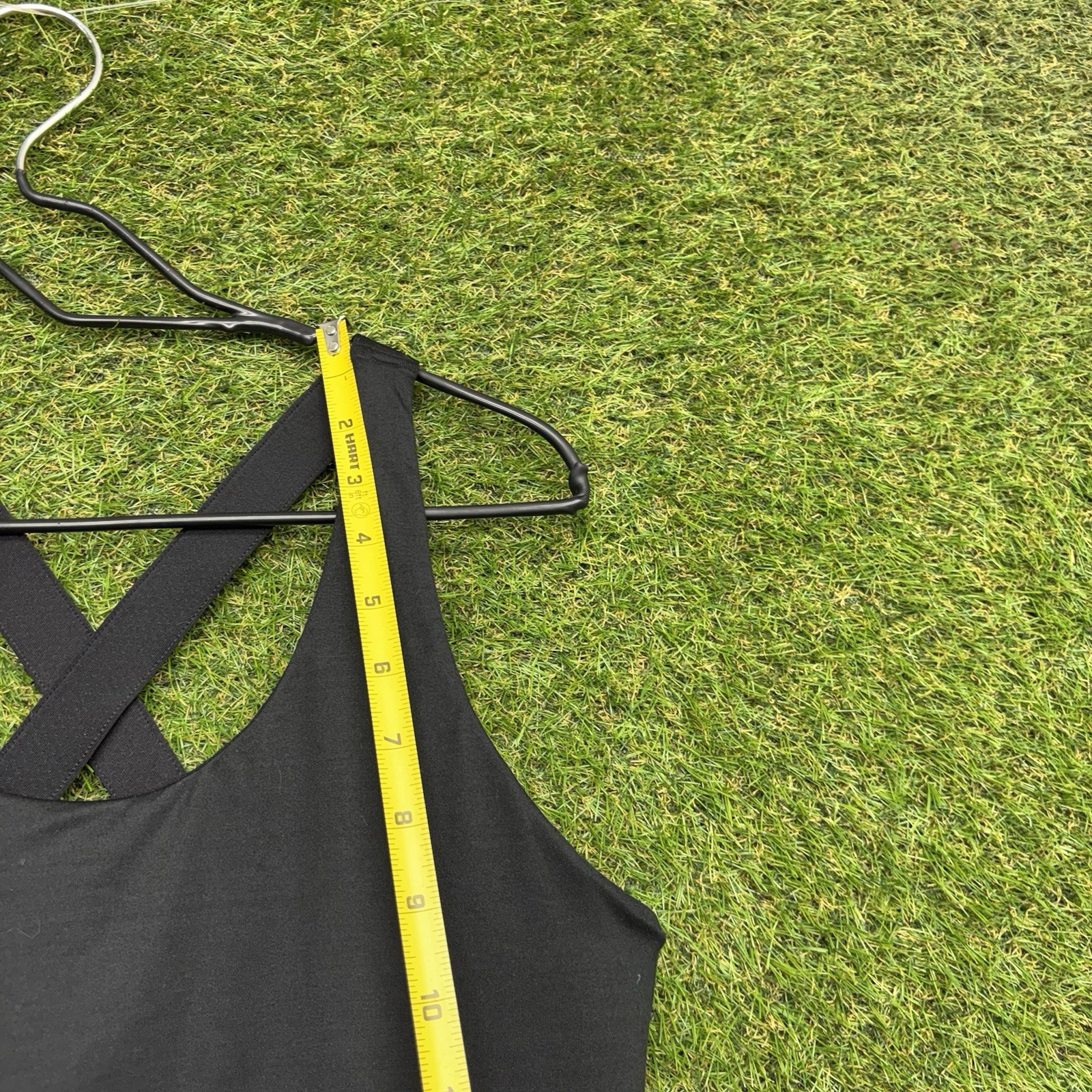 ASICS ASX Dry Bra Tank Top Womens Large Black Gym Stretch Comfort Sportswear NWT thumbnail 4