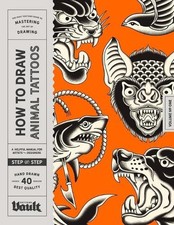 How to Draw Animal Tattoos by Kale James Paperback Book