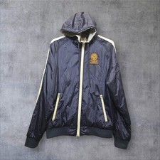 Franklin Marshall Men's Weather Resistant Waterproof  Size L Navy Blue Lined