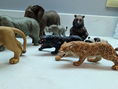 Lot of 12 Collectable Animal Figurines Various Brands