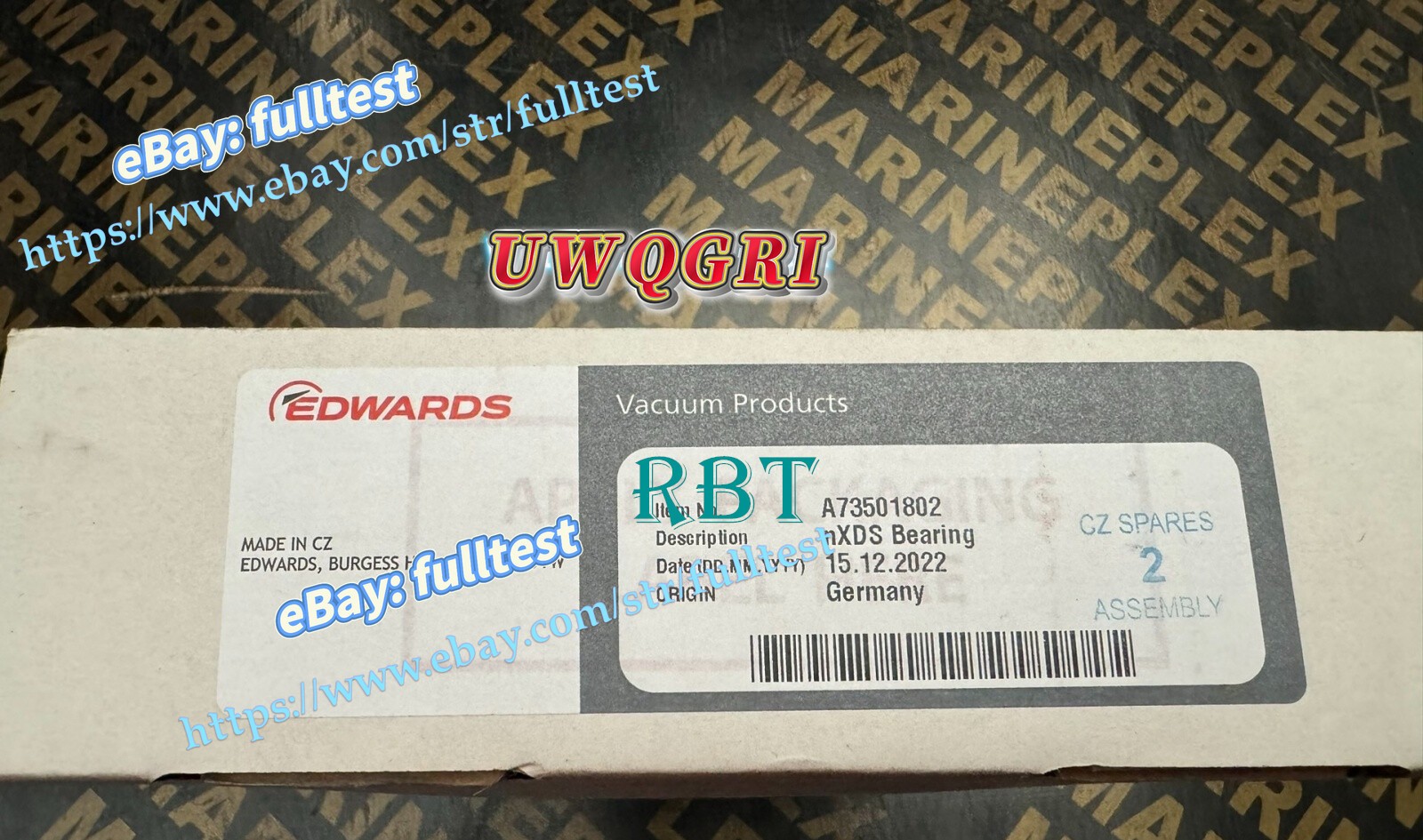 EDWARDS A73501802 Vacuum Pump Bearing Repair Kit Brand New
