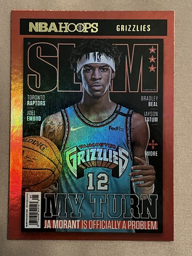 2020-21 Panini NBA Hoops Ja Morant SLAM #18 Holo Memphis Grizzlies