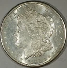 Lot of (10) Various Dates Morgan Silver Dollars Mostly AU/UNC Some Nicely Toned
