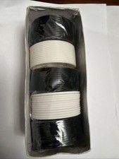 60 Bangles  Plastic 36 Black And 24 White Diameter 6cm Medium Adult NEW