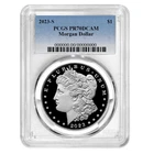 2023-S Proof $1 Morgan Silver Dollar PCGS PR70DCAM Blue Label