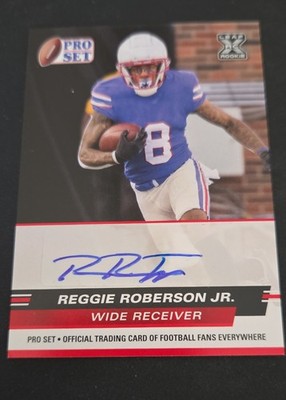2022 Leaf Pro Set Draft - Autographs Reggie Roberson Jr. #PSA-RR2 Red (AU, RC)
