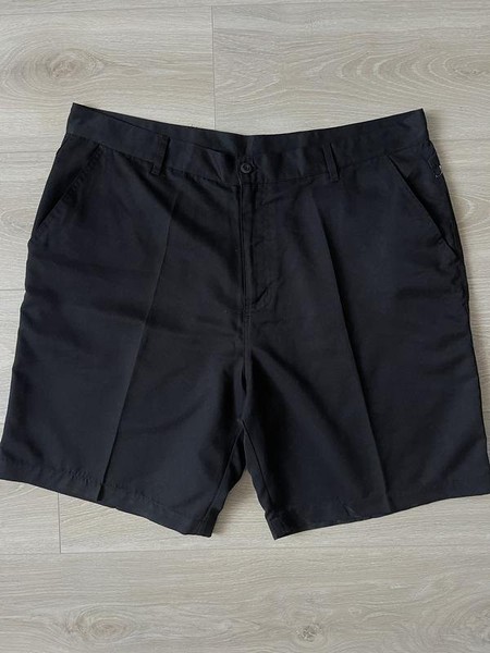 Men Dunlop Shorts Black Polyester 38