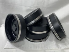 10 GENUINE FERNCO QC-106  6" Flexible PVC Pipe Cap Stainless Steel Clamp