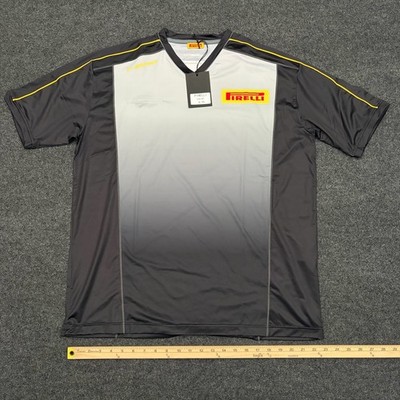 Pirelli Formula 1 Racing Team Shirt 4XL NWT DRIFIT Black Polo Shirt