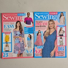 Inspired to Create Sewing Magazines 2x Issue Sewing Made Easy Bundle