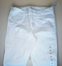 Old Navy White Pixie Chino Mid Rise Slim Crop Ankle Stretch Pants Size 10