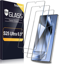 3 Pack Screen Protector for Samsung Galaxy S25 Ultra 6.9 Inch, 9H Tempered Glass