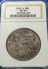 1902 O $1 Morgan Silver Dollar NGC MS64. Toned