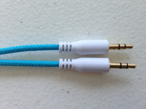 3.5mm male stereo audio aux auxiliary cable for iPod mp3 car iPhone 4s 5c 6 plus - Picture 14 of 62