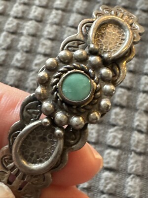 Vintage Native Style Cuff Bracelet-Unsigned