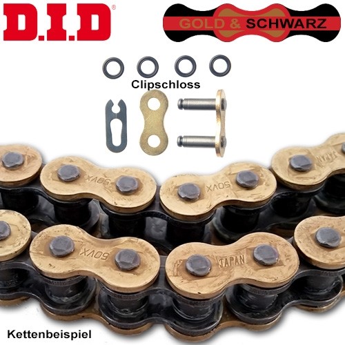 DID 520VX2 G & B Clip Chain Set Alu KTM SX125, YOC 2006 Bardzo popularne