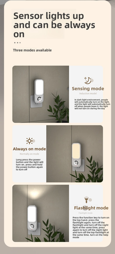Induction lamp, bedroom bedside charging model, high-end sensing night light - Picture 10 of 13