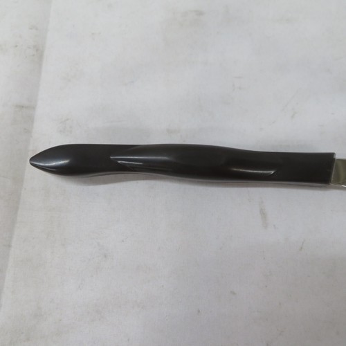 Vintage Cutco 1759 KH Table Knife Serrated Steak Dark Brown Handle Made In USA - Picture 12 of 17