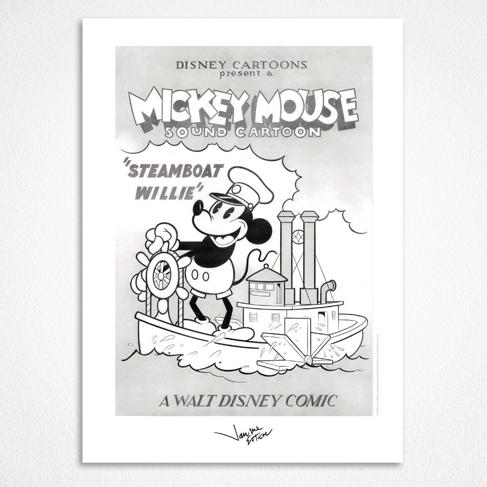 Mickey Mouse in 'Steamboat Willie' - Jaume Esteve - Exclusive