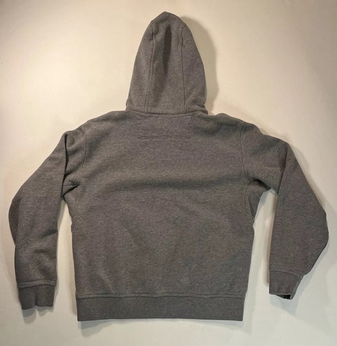 L.L. Bean Katahdin Iron Works grauer Hoodie Herren Small Damen Medium Fleece-gefüttert - Bild 7 von 7